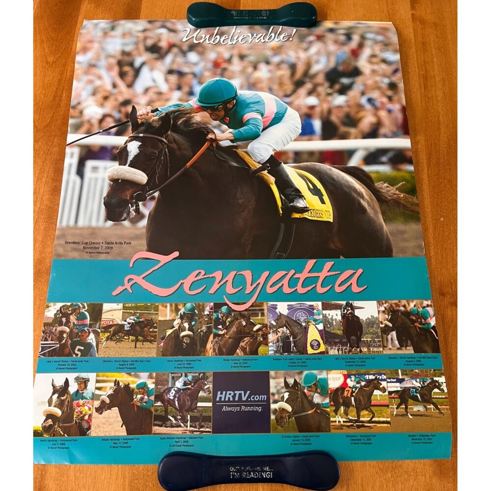 Zenyatta Horse Racing Poster HRTV 24x18